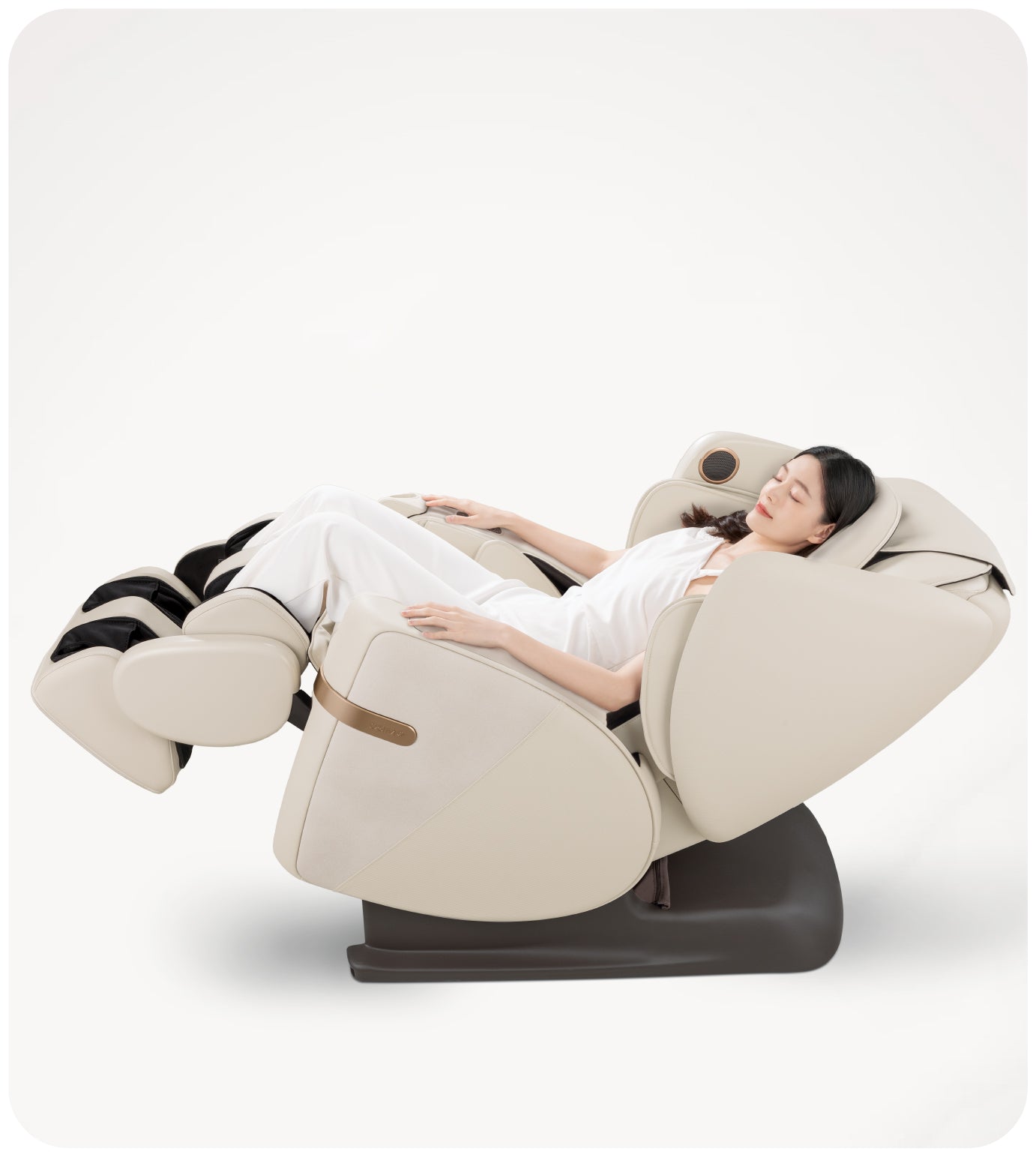 Powerful and rhythmic kneading deeply massaging the calves, while reflex rollers and vibration stimulate the soles of the feet to relieve soreness, ease leg fatigue, boost circulation, and support faster muscle recovery to revitalize tired legs after long days.