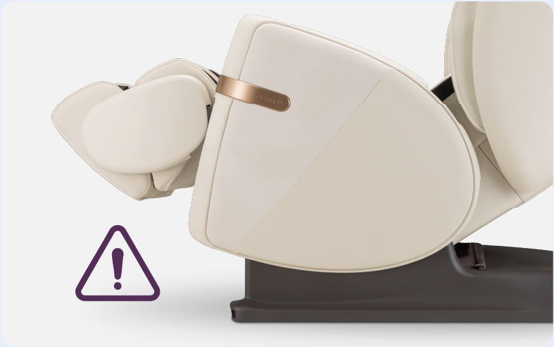 OSIM massage chair with built-in safety technology that monitors user posture and supports a comfortable, worry-free massage experience